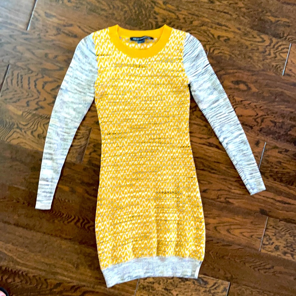 French Connection Sweater Mini Dress 0 XS